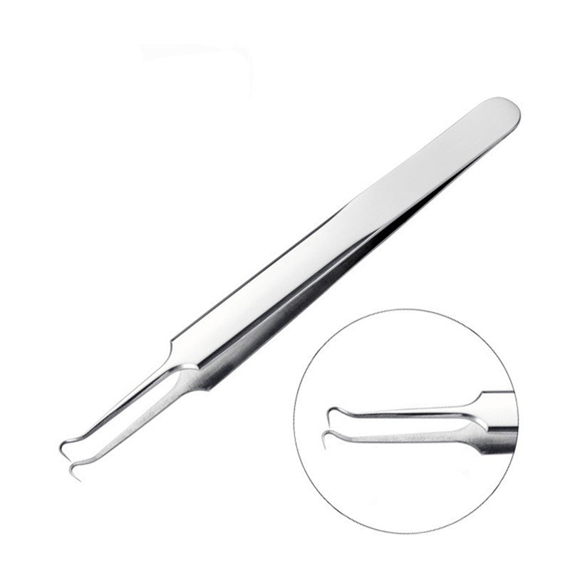 Blackhead Acne Clip Stainless Steel Tweezer Facial Remover Extractor