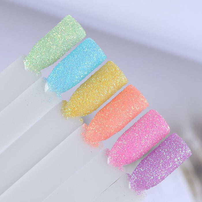 Unicorn Glitter Powder Dip Nail Art Set