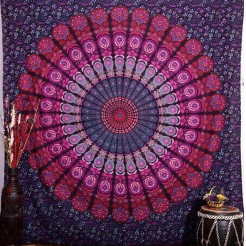 Pink Feather Tapestry