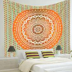 Warm Orange Tapestry