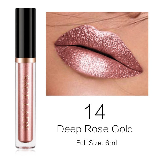Deep Rose Gold -Waterproof Liquid Lipstick